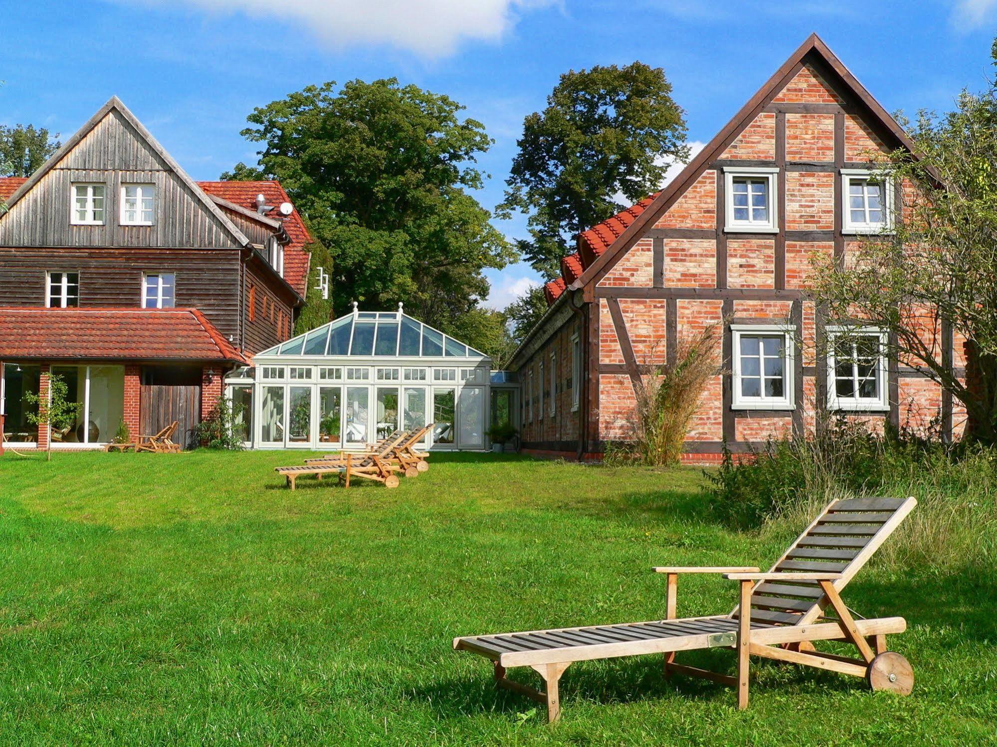 Gutshof Woldzegarten Otel Dış mekan fotoğraf